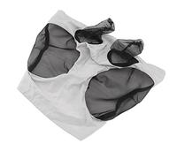 Maschera Antimosche in Rete per Cavalli, Maschera da Mosche per Cavalli con Orecchie, Maschera Antizanzare Traspirante, Protezione per Le Orecchie per Fienile (Grigio)