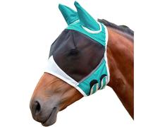 MASCHERA ANTIMOSCHE PER CAVALLI TRASPIRANTE ELASTICA AMPIO SPAZIO PER GLI OCCHI