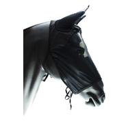 MASCHERA ANTIMOSCHE PER CAVALLO IN NYLON A MAGLIA FINE CON COPRIORECCHIE
