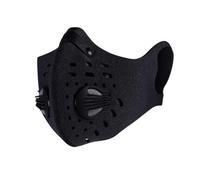 Maschera antipolvere al carbone attivo Inquinamento Anti-polline Allergeni Maschera per il viso Filtro gas di scarico Pm2.5 per la corsa Ciclismo all'aperto Nero