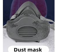 Maschera antipolvere riutilizzabile KN95 con valvola di respirazione, maschera facciale traspirante anti-polvere Maschera + coprifiltro + 5 filtri in cotone al carbone attivo,10 pezzi di cotone filtra