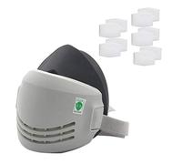 Maschera antiruggine chimica riutilizzabile della vernice del respiratore della pittura di respirazione (maschera anti-polvere della gomma di 1pcs + 10 filtri del cotone dei pc)