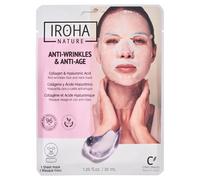 Iroha 100% Cotton Face & Neck Mask Collagen-Antiage 1 Un