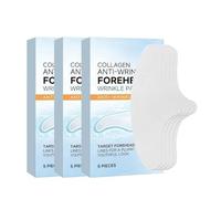 Maschera antirughe, patch antirughe per la fronte, riduce le rughe della fronte e i solchi naso-labiali, lifte e rassoda durante la notte, previene le rughe del sonno, patch anti-rughe al collagene