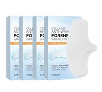 Maschera antirughe, patch antirughe per la fronte, riduce le rughe della fronte e i solchi naso-labiali, lifte e rassoda durante la notte, previene le rughe del sonno, patch anti-rughe al collagene