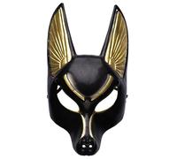 MASCHERA ANUBI IN PLASTICA SU CARTONCINO