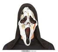 Maschera assassino in lattice con cappuccio