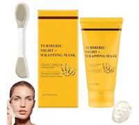 Maschera avvolgente al collagene e curcuma, pulizia profonda dei pori e rimozione dei punti neri, maschera peel off avvolgente da 75 ml per illuminare, elasticizzare, idratare in profondità (1 Pezzo)