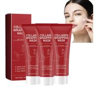 Maschera avvolgente al collagene rosso al lattosio,Maschera avvolgente al collagene,Maschera staccabile al lattosio rosso,Maschera peeling ammorbidente al collagene,Maschera (3pezzo)