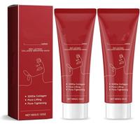 Maschera avvolgente al collagene rosso lattosio, maschera peeling emolliente al collagene, restringe i pori, dona elasticità e idratazione, riduce rilassamento cutaneo e pelle spenta
