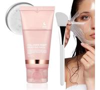 Maschera avvolgente notturna al collagene, Maschera avvolgente notturna al collagene, Maschera viso staccabile al collagene per pelle secca e disidratata, Pacchetto maschera viso staccabile (1Pcs)
