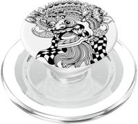 Maschera Barong: iconico design mitico balinese protettore PopSockets PopGrip per MagSafe