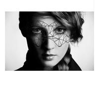 Maschera bdsm gioielli anna, Taglia Taglia unica -2, Poids 0.044 Kg, Colore Nero