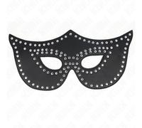 Maschera BDSM in Similpelle con Rivetti Kink - 30x12 cm