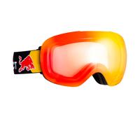 Red Bull Spect Eyewear - Maschera da sci fotocromatica - Bent Black - Brown With Red Chrom X in Pelle - Nero