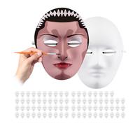 Maschera bianca Maschere di carnevale 80 pz. Maschere personalizzabili
