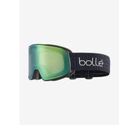 Maschera Bollé Nevada nero opaco con lente fotocromatica Phantom Green Emerald