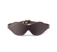 Maschera Bondage per gli occhi in cuoio De Luxe