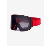 Maschera Briko Hollis rosso mattone con lente a specchio grigio fumé
