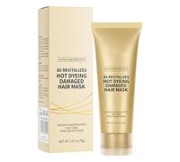 Maschera Capelli 8 Seconds, 70G Balsamo Lisciante Alla Cheratina, Maschera per Capelli Secchi Danneggiati, Balsamo Ristrutturante Senza Risciacquo Capellis Danneggiati, per Tutti Tipi Capellis