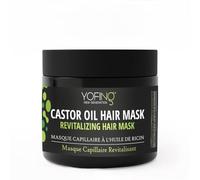 Maschera Capelli Olio di Ricino, Biotina, Olio Di Argan, Minerale del Mar Morto per Rinforzare e Promuovere la Crescita dei Capelli Anti Caduta Maschera
