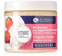 Alkemilla Maschera per Capelli Ristrutturante fragola e panna bio 200ml