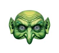 Maschera Carnevale Donna - Parrucca da Strega da Donna con Cappello da Strega di Halloween E Set di Costumi Eva per Adulti (Black, One Size)