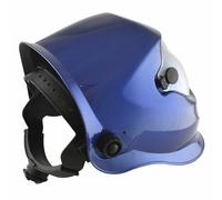 Maschera casco saldatore oscurante automatico saldatura rettifica blu e 1 x c...