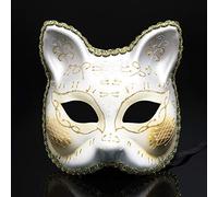 Maschera Cat Woman Fox Mask Maschera Gatto Maschere Carnevale Adulti Per Feste In Maschera, Maschere di Venezia Maschera Veneziana Donna Uomo a Mezzo Viso Per Feste Di Carnevale In Maschera Mascherata