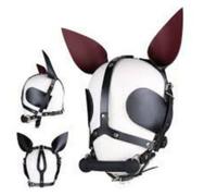 maschera cavallo costrittiva slave sadomaso SADICO DILDO gag morso bondage