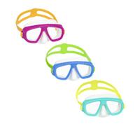 Maschera caymen, 3-6 anni, 3 colori assortiti, lenti in policarbonato e con protezione uv