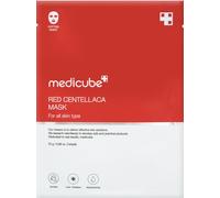 Maschera Centellaca rossa Medicube (10 fogli) - lenitiva, sbiancante e antirughe