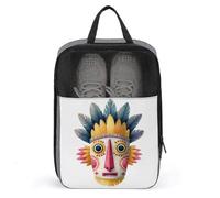 Maschera cerimoniale con piuma minimalista borsa per scarpe da viaggio per uso quotidiano anti-polvere porta scarpe da golf