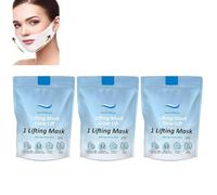 Maschera Chinology Chin, Chinology Chin Mask Double Chin, Chinology Chin cinghia, Chinology Lift Mask, The Chinology Lift: Say Goodbye to Your Double Chin Now (3Pcs)
