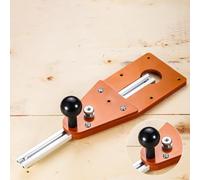 Maschera circolare regolabile per la lavorazione del legno - Modello di router per tagliare e scanalare cerchi, curve e bordi irregolari, lega di alluminio, 8