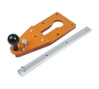 Maschera circolare staccabile per la lavorazione del legno con regolazione multi-angolo e manopole di precisione per un taglio e una scanalatura accurati di varie forme di bordo