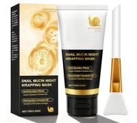 Maschera Collagene Viso,Maschera Notte Alla Bava Di Lumaca 75ml,Senza Risciacquo,Idratazione Profonda,Effetto Lenitivo,Leviga E Protegge La Pelle,Anti-Rughe E Rigenerante