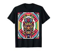 Maschera colorata Tengu Maglietta