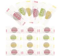 Maschera Compressa Viso 50 Pezzi Seta Bianca per Donne | Formato Mini, potere Pulente Elevato, Traspirante e Facile da Portare, Cura del Viso Quotidiana