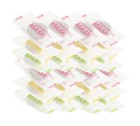 Maschera Compressa Viso Seta Bianca 50 Pezzi per Donne | Formato Mini, Texture Morbida, Facile da Portare, potere Detergente Elevato, Cura Quotidiana