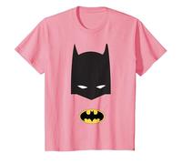 Maschera con Logo DC Batman Maglietta, Bambini, Rosa, 3 Anni