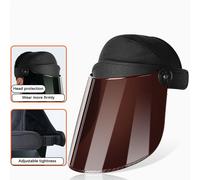 Maschera con visiera trasparente per saldatura per l'industria meccanica