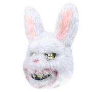 Maschera Coniglio Orso Horror in Plastica e Peluche Stagione di Halloween | Vista e Respiro Liberi, Comoda da Indossare, Non Si Deforma e Non Sbiadisce, per Adulti