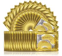 Maschera Contorno Occhi in Oro 24K, Patch al Collagene in Gel Naturale, per Sotto Occhi, per Occhiaie, Antirughe, Occhi Gonfi, Cura della Pelle, Idratante, Lenitivo -25 Paia