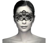 Maschera Coquette Chic Desire in Pizzo Colore Nero