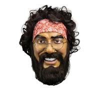 Maschera Costume Adulto Deluxe Injection Cheech & Chong | Chong