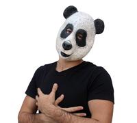 Maschera Costume In Lattice Per Adulti Panda
