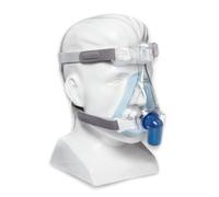 Maschera CPAP Philips Amara Gel SE, maschera integrale per bocca e naso senza valvola di espirazione e con fascia per la testa, maschera respiratoria