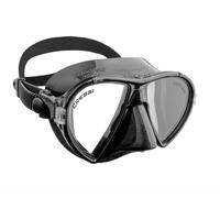 MASCHERA CRESSI SUB OCEAN NERO VETRO SILICONE SNORKELING MARE PESCA APENA MASK