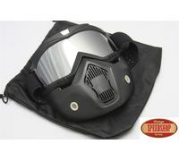 Maschera Cromo Casco Jet Motocicletta Campana Caberg Dmd Premier Hedon Biltwell